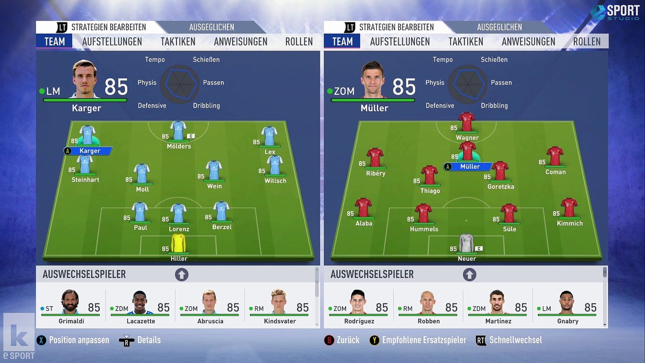 FIFA 19 85er-Modus: Auf diese Werte kommt es an