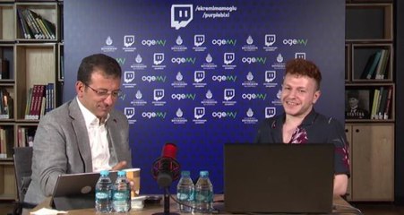 Ekrem İmamoğlu, Twitch yayıncısı PurpleBixi'nin yayınına katıldı! Sorulara samimi cevaplar verdi