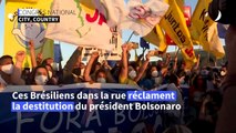 Brésil: manifestation à Brasilia pour réclamer la destitution de Bolsonaro
