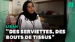 Au Liban, la crise force ces femmes à utiliser du tissu et des couches pour protection hygiénique