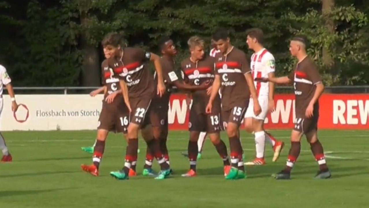 Offener Schlagabtausch: Kölns U19 mit Unentschieden gegen St. Pauli