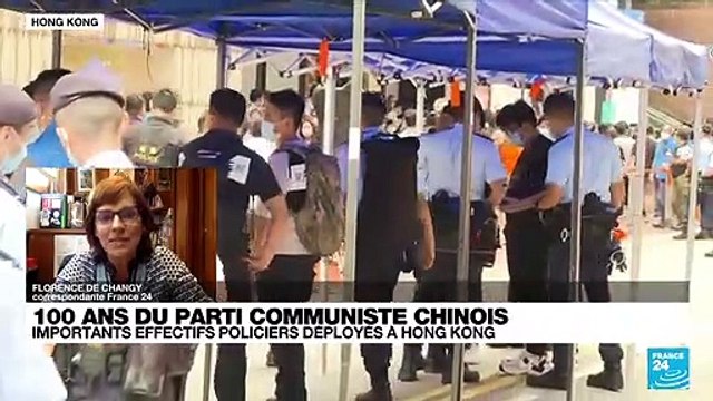 Calme à Hong Kong pour les 100 ans du Parti communiste en Chine