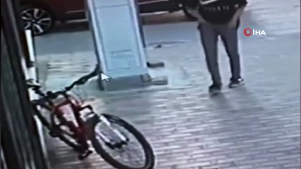 - Bisiklet hırsızı kamerada