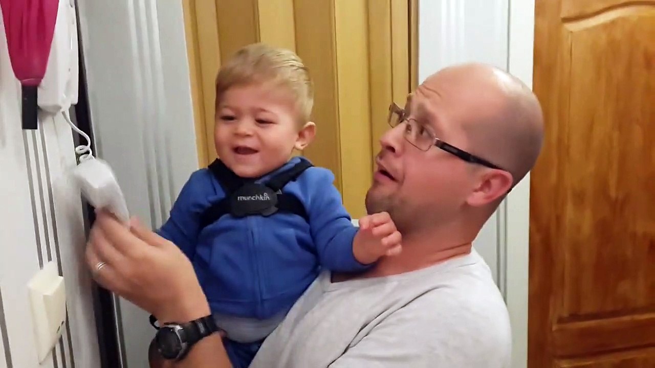 Baby Laughing When Dad Answers The Phone | Must See, Funny Video