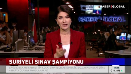 Suriyeli sınav şampiyonu başarısının sırrını anlattı