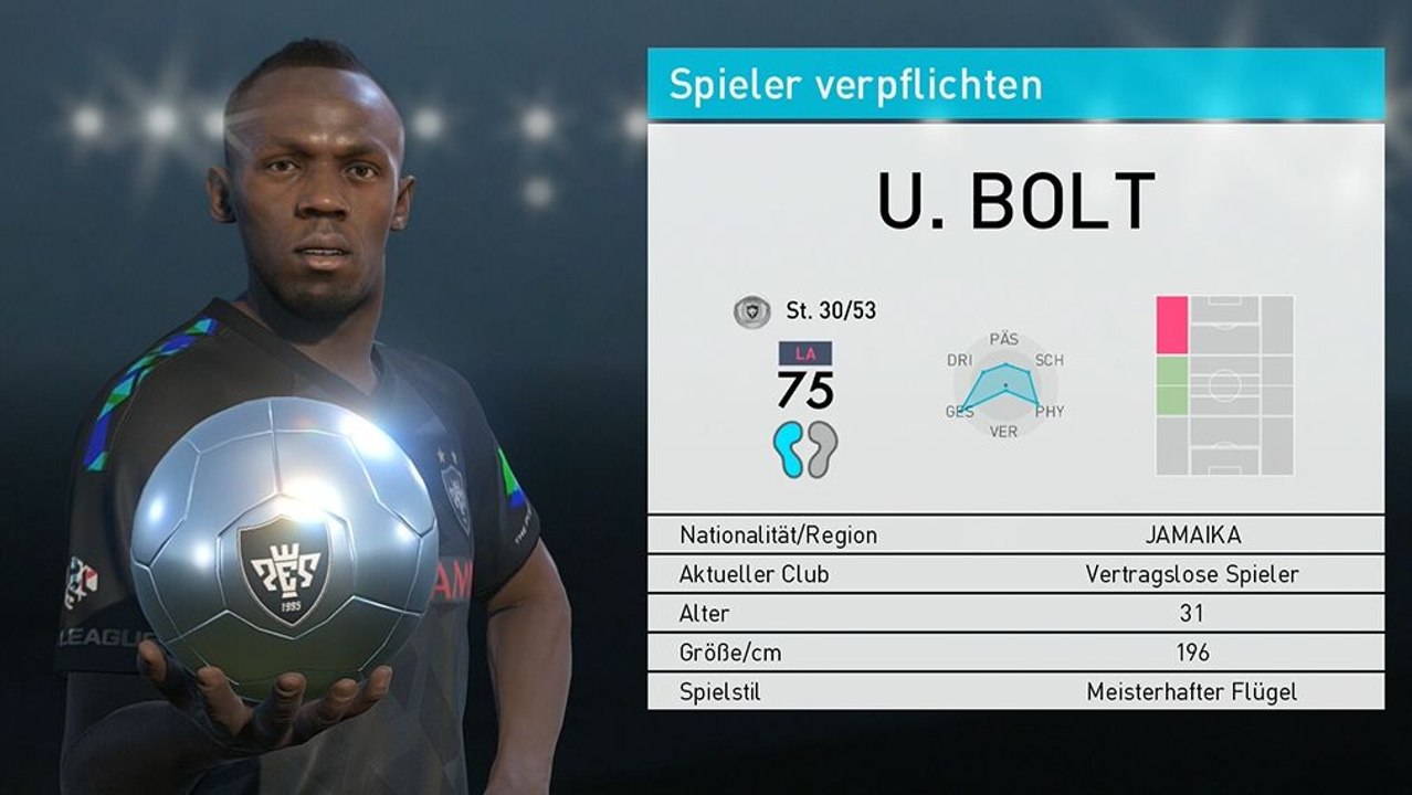 Fix wie Bolt: Schlägt der Sprinter Sané und Aubameyang?