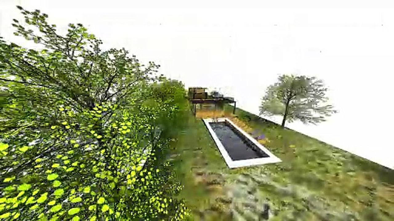 Projet d'Architecture Contemporaine avec piscine BBC Bio Climatique RT 2012 en Corse par le Cabinet d'Architecte Kayser Milleliri, Architecte DPLG en Corse