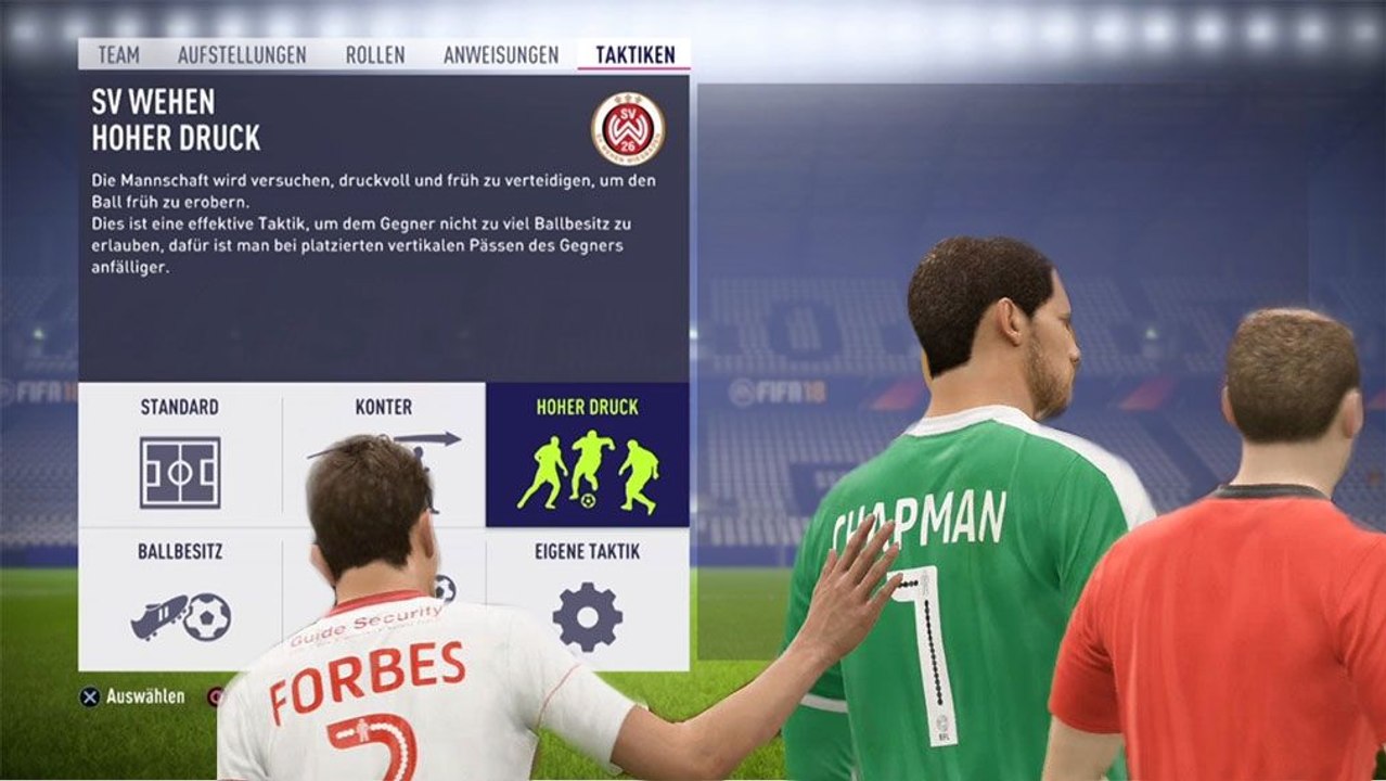 FIFA 18: Die Hoher-Druck-Taktik
