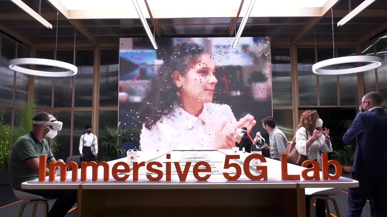 5G auf dem Mobile World Congress in Barcelona