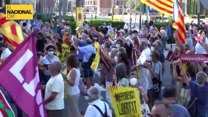 Concentració de rebuig per la nova visita del Rei a Barcelona