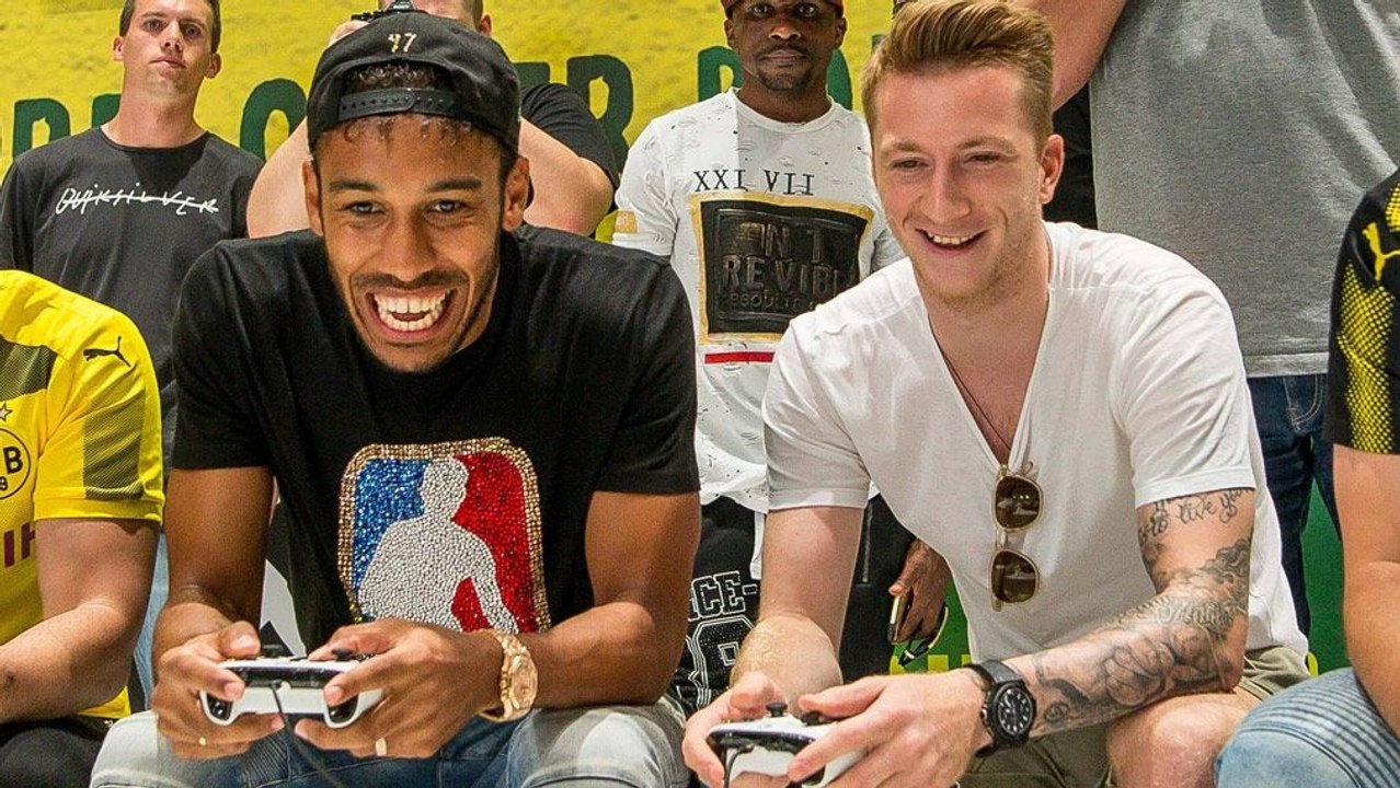 Aubameyang und Reus: Abgezockt an der Konsole