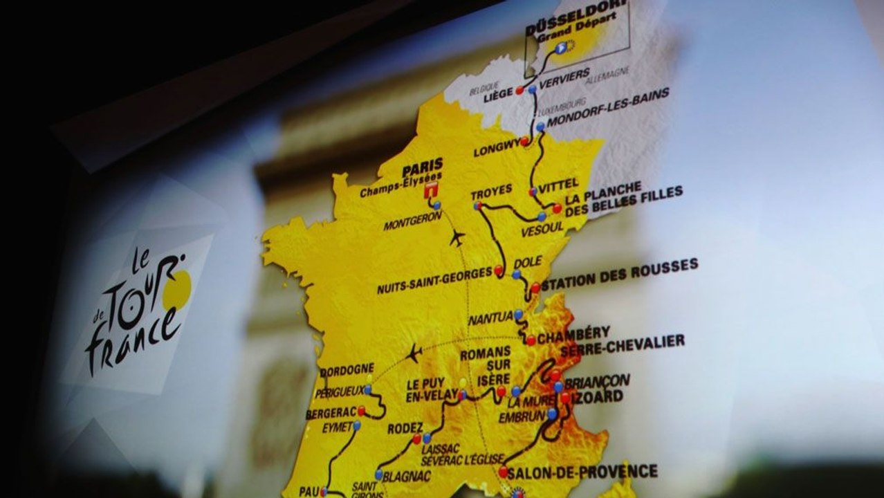 Streckenanimation zur Tour 2017