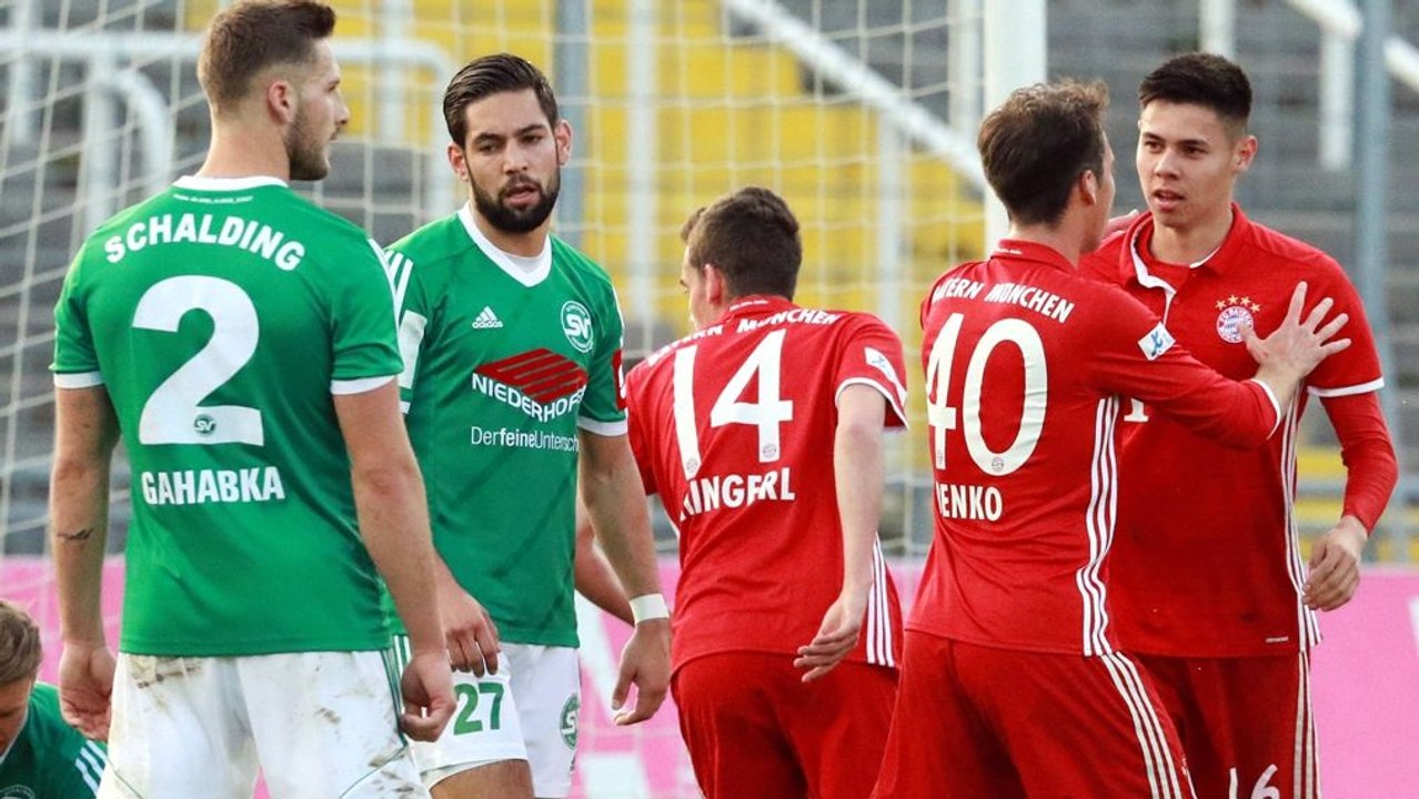 Bayern II fertigt Schalding-Heining ab