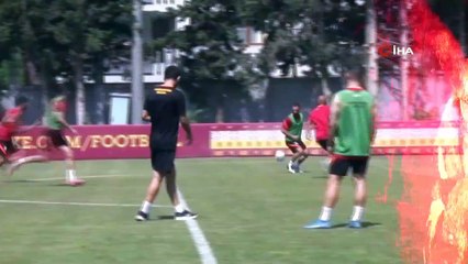 Galatasaray, günü çift idmanla tamamladı