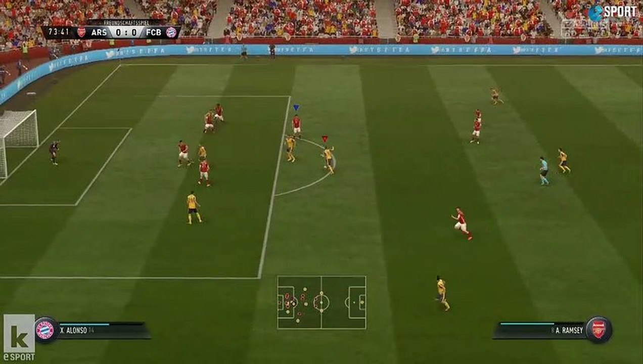 Perfekt für Konter: Der wuchtige Abstoß in FIFA 17
