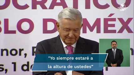 A todo el pueblo de México, gracias por la confianza; nunca jamás los traicionaré: AMLO