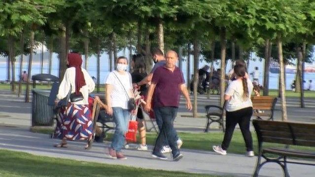 ZEYTİNBURNU SAHİLİ'NDE YOĞUNLUK