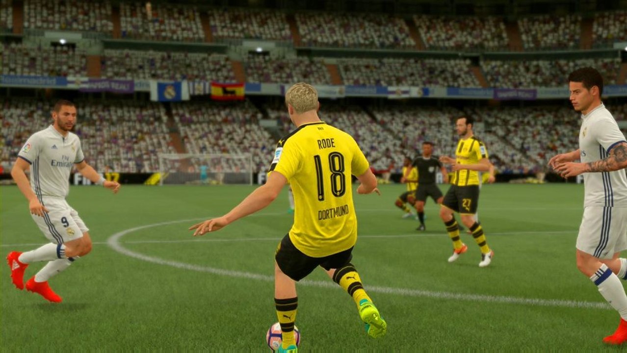 Pressing ist Trumpf:  Hoher Druck in FIFA 17