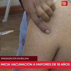Gobierno libera inmunización a mayores de 18 años