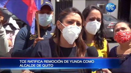 Se ratifica remoción del cargo contra Alcalde de Quito, Jorge Yunda