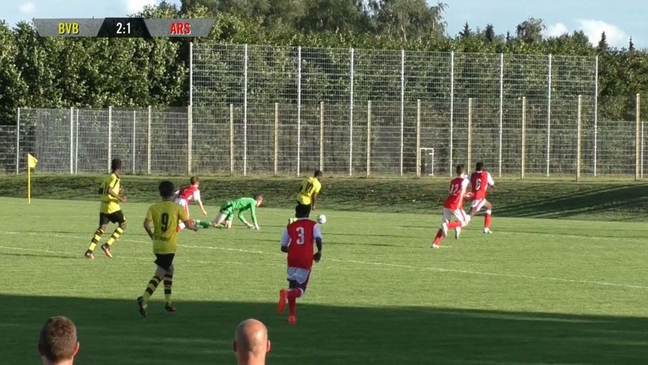 Sololauf zum Sieg: BVB-Junioren siegen gegen Arsenal