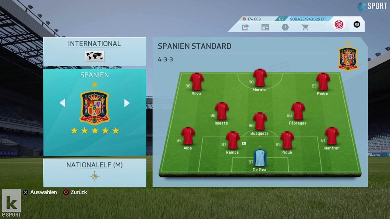 FIFA 16: Das sind die Stärken von Spanien