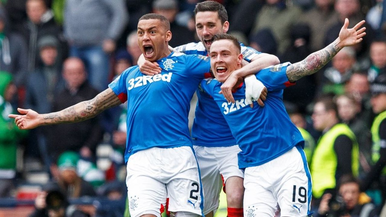 Spektakel pur: Rangers jubeln im Old Firm gegen Celtic