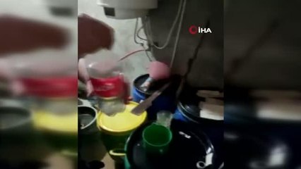 Tekirdağ'da yarım ton sahte içki ele geçirildi