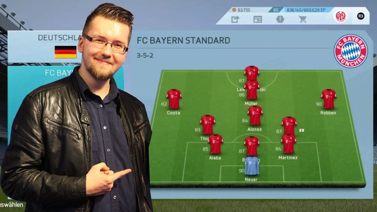 FIFA 16: Die beste Aufstellung für den FC Bayern München