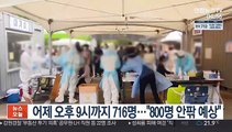 어제 오후 9시까지 716명…