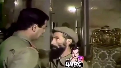 جندي ملتح و صدام