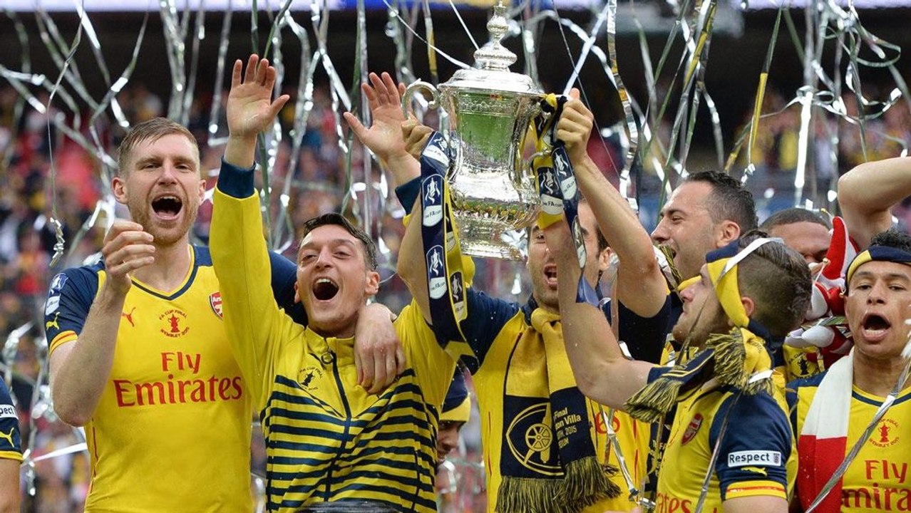 Pokalsieg! 'Gunners' feiern trotz Wind und Wetter