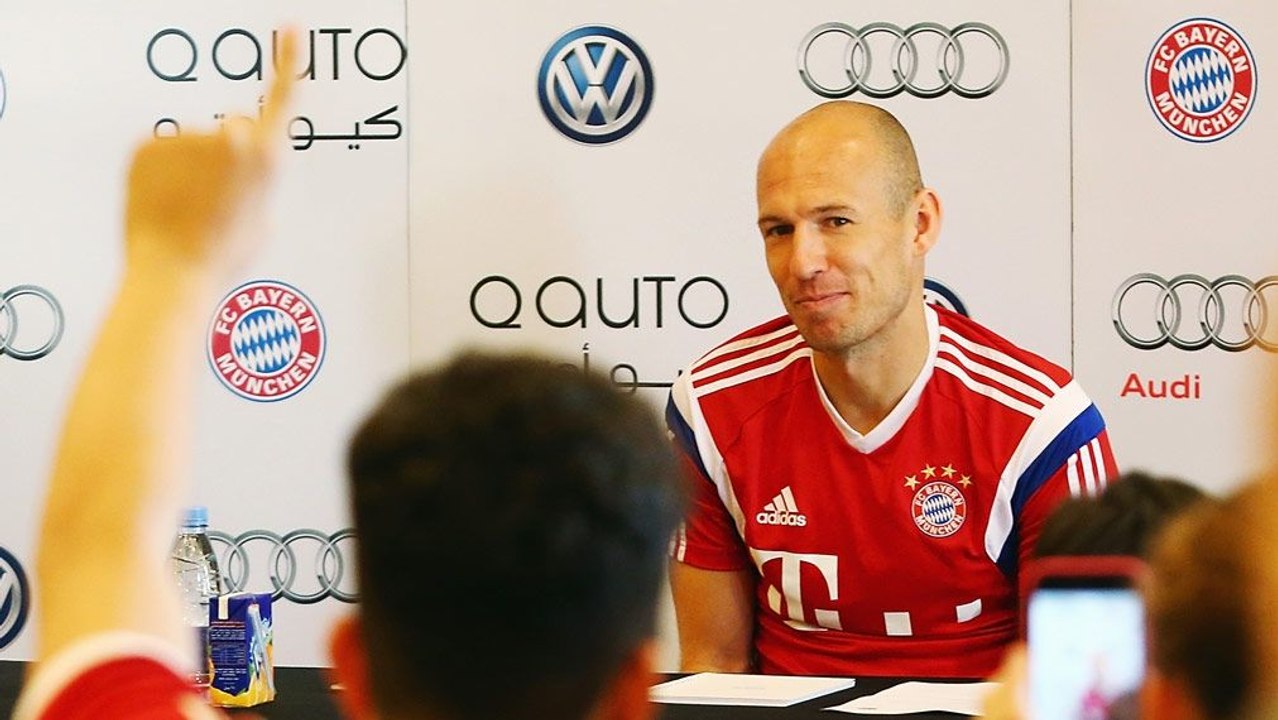 Robben im Kreuzverhör - Kids löchern den Bayern-Star