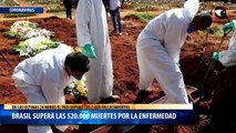 Brasil supera las 520.000 muertes por la enfermedad