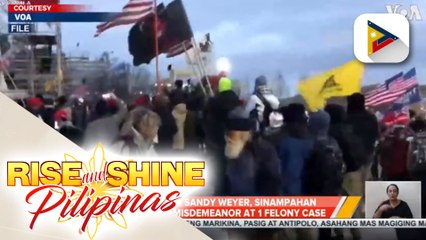 Inarestong si Sandy Weyer, sinampahan ng bilang ng misdemeanor at 1 felony case