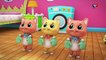 Trois petits chatons - comptine pour enfants - riment en français - Three Little Kittens - Baby Song