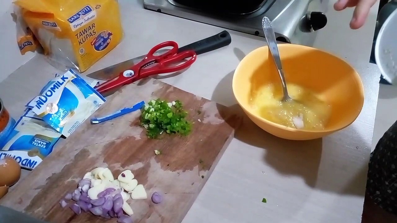 Indian Street Food Sandwich India Roti Telur Bread Toast Egg Omelette Breakfast Sarapan