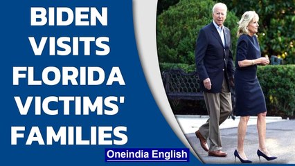 US President Joe Biden and First Lady Jill Biden meet victims' families in Florida | Oneindia News