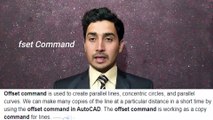 ,AutoCAD class 52 in Urdu/Hindi | How to use OFFSET AUTOCAD |AutoCAD Offset Command Tutorial Complete Offset Command in AutoCAD