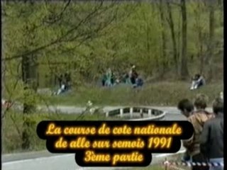 la course de cote de alle 1991 : national:3eme partie