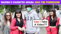 Mahima Chaudhry's Daughter Ariana Turns Paparazzi For Photographers