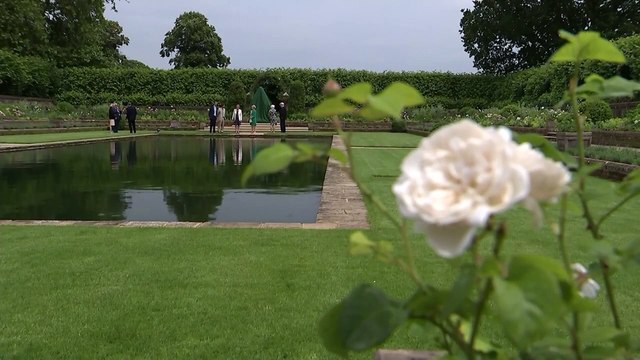 William and Harry unite to unveil Diana statue at Kensington Palace on what would have been her 60th birthday