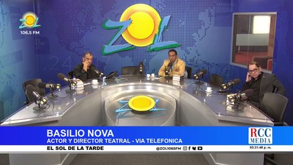 Basilio Nova director teatral: se le permite a otros abrir y a los espacios para teatro no