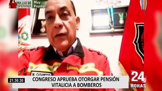 Bomberos Voluntarios: Congreso aprobó otorgar pensión mensual y vitalicia a rescatistas