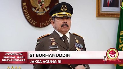 Ucapan Hari Bhayangkara ke 75 : Jaksa Agung RI