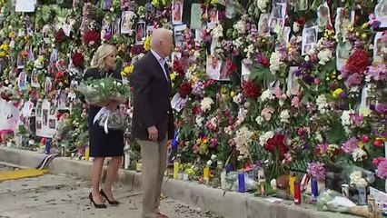 "Je sais l'enfer que vous traversez" : les mots de Joe Biden aux familles des victimes de Surfside