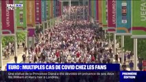 Euro 2020: les cas de Covid-19 se multiplient chez les fans