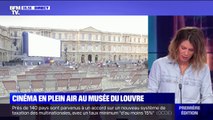 Un cinéma en plein air s'installe au musée du Louvre