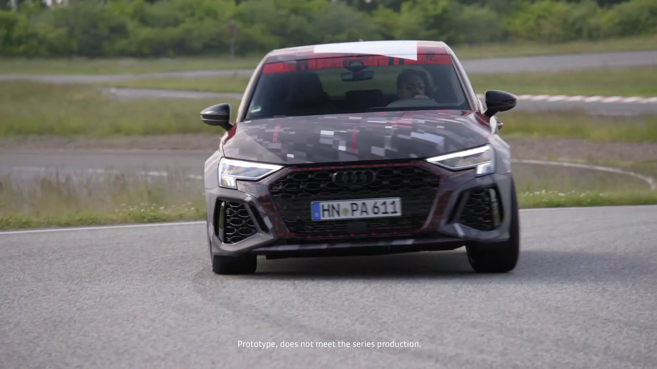 Audi RS 3 Sportback prototype Driving Video