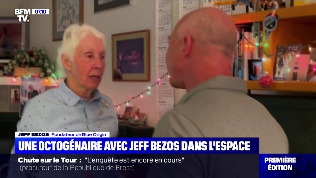 Une octogénaire va accompagner Jeff Bezos lors du premier voyage dans l'espace